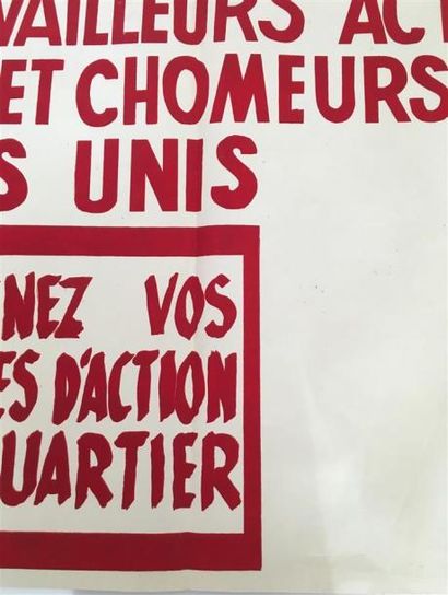 null "Travailleurs actifs et chomeurs tous unis Rejoignez nos comités d'action de...