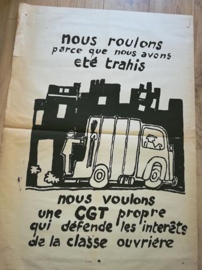 null "Nous roulons parce que nous avons été trahis Nous voulons une CGT propre qui...