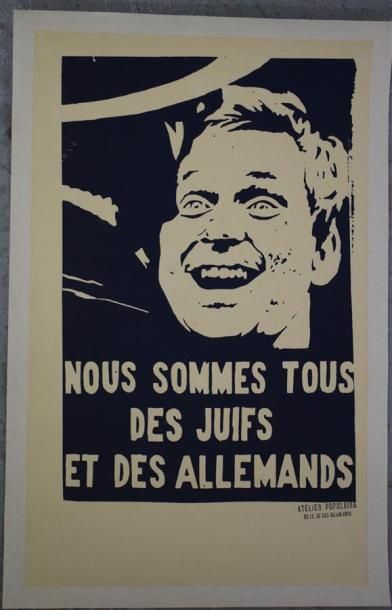 null Lot de deux affiches : 

"Bourgeois vous n'avez rien compris"

Sérigraphie en...