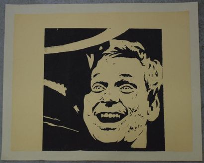 null Portrait de Daniel COHN-BENDIT

Sérigraphie en noir sur papier entoilé

46 x...