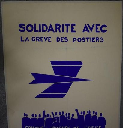 null "Solidarité avec la greve des postiers Contre les briseurs de greve"

Sérigraphie...