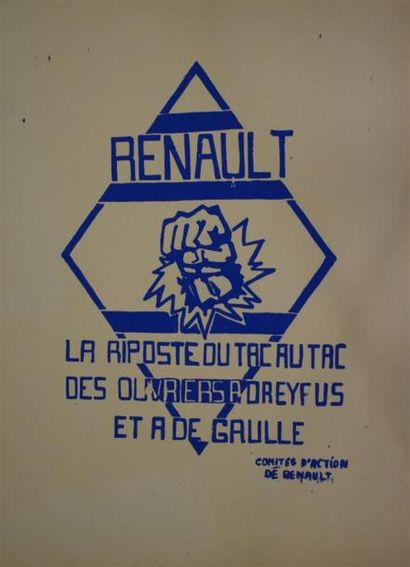 null "Renault la riposte du tac au tac des ouvriers a dreyfus et a de gaulle"

Comité...