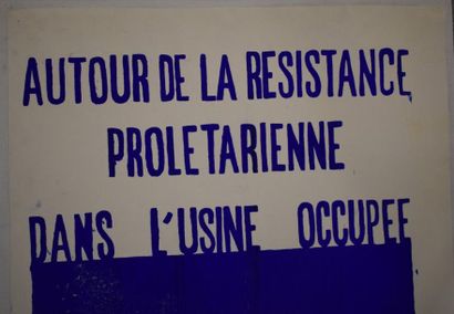null "Autour de la résistance prolétarienne dans l'usine occupée vers la victoire...