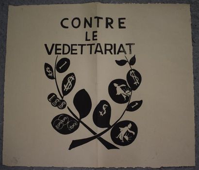 null "Contre le vedettariat"

Lithographie en noir 

57 x 66 cm



