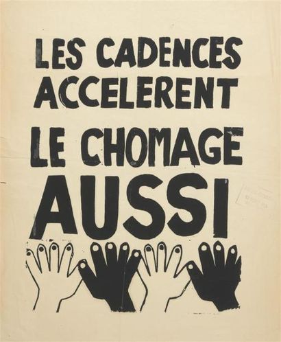 null Un lot de 9 affiches offset et sérigraphies en couleur sur papier non entoilé,...