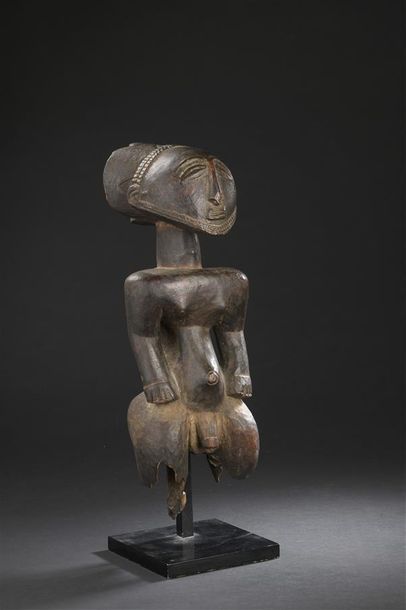 null Statue Hemba
République Démocratique du Congo
H. 39 cm
Puissante statue d'ancêtre...