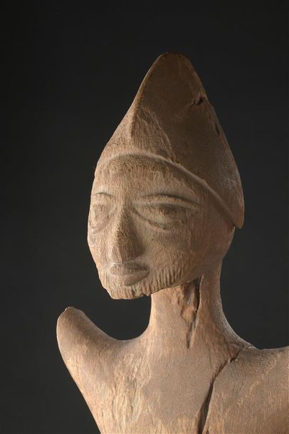 null Statue Yorouba
Nigeria
H. 95 cm

Provenance
Félicia Dialossin (Galerie Argiles),...
