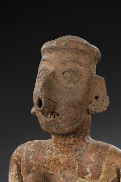 null Homme assis
Culture Nayarit, Ixtlan del Rio, Mexique occidental
Protoclassique,...