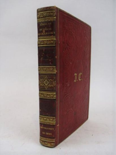 Livres anciens et modernes DUBOIS (A). HISTOIRE DU REGNE DE CHARLES X. Paris, Jubin,...