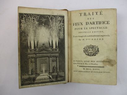 Livres anciens et modernes [FRÉZIER (A.-F.)]. TRAITE DES FEUX D'ARTIFICE POUR LE...