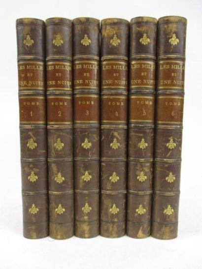 Livres anciens et modernes MILLE ET UNE NUITS (Les). Paris, Galliot, 1822. 6 volumes...