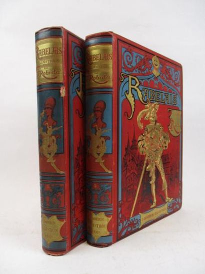 Livres anciens et modernes RABELAIS - ROBIDA. OUVRES. Paris, La Librairie Illustrée,...