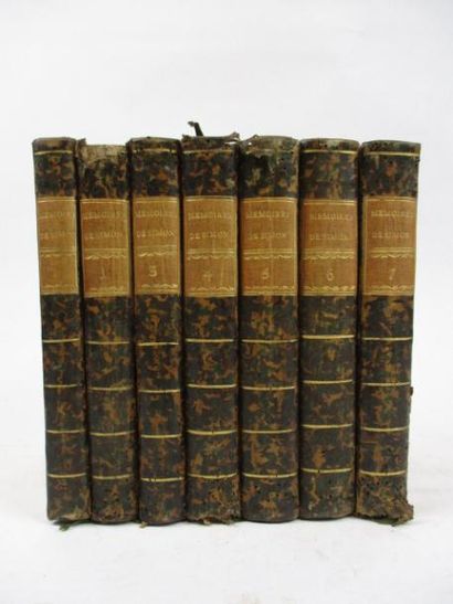 Livres anciens et modernes SAINT-SIMON (L. de R., duc de). MEMOIRES DE MONSIEUR LE...