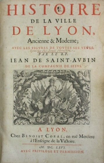 Livres anciens et modernes [Régionalisme] - SAINT-AUBIN (J. de). HISTOIRE DE LA VILLE...