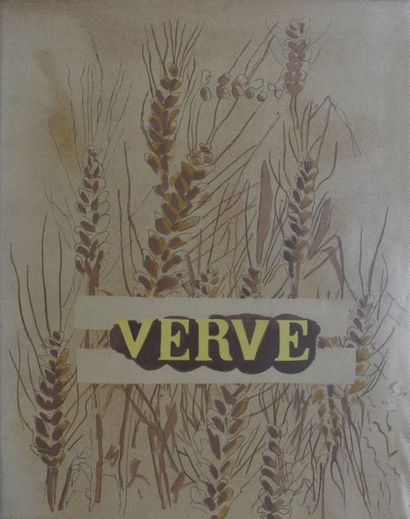 Georges BRAQUE, 1955 Carnets intimes. Verve VIII - n° 31-32. Grand in-4° (36 x 26...