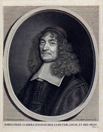 Antoine MASSON (1636-1700), d'après Pierre MIGNARD (1612-1695) * Marin Curaeus, 1665
Eau-forte...