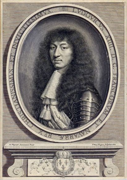 Pierre-Louis van SCHUPPEN (1627-1702), d'après Pierre MIGNARD (1612-1695) * Louis...