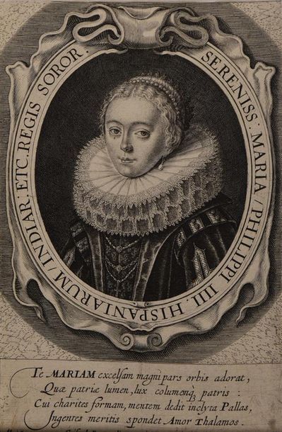Simon de PASSE (1595-1647) * Anne d'Autriche
Eau-forte et burin, très belle épreuve...