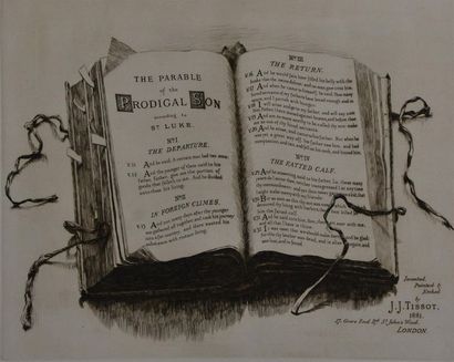 James Jacques Joseph TISSOT (1836-1902) * L'enfant prodigue, 1882
Eaux-fortes, Wentworth...
