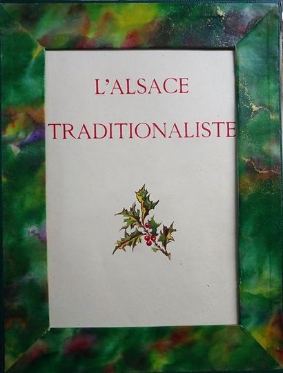 null KAUFFMANN (P.) - L'ALSACE TRADITIONNALISTE

STRASBOURG, librairie "Union", 1931

Un...