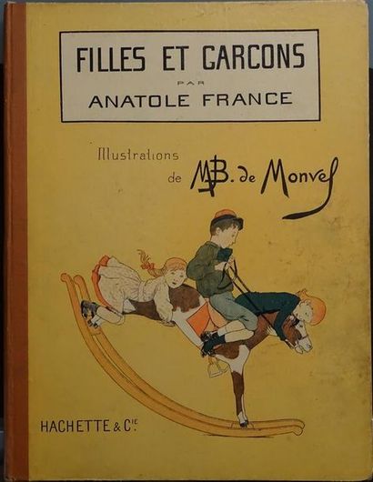 null Lot de trois livres jeunesse:

- Anatole FRANCE - FILLES ET GARCONS, illustrations...