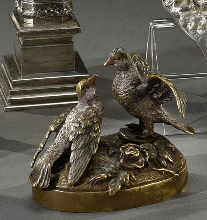 null D'après Franz BERGMAN (1838-1894)

Sonnette de table en bronze de Vienne à décor...
