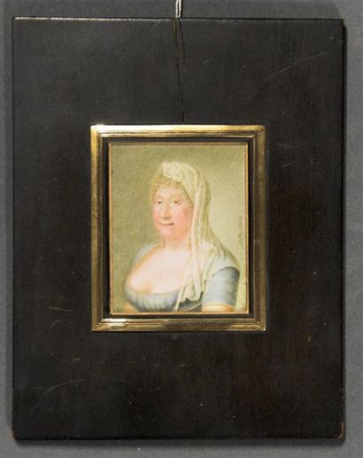 null LUTZ (Début XIXe siècle)

Portrait de femme

Miniature sur ivoire signée et...