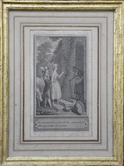 null Clément-Pierre Marillier (1740-1808) et Grombelle

Deux gravures encadrées

XVIIIe...