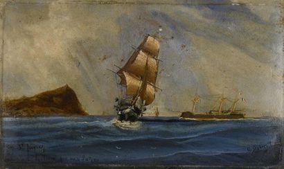 null Chéri François DUBREUIL (1828-1880)

Marine, Cap Saint Jacques

Huile sur carton...