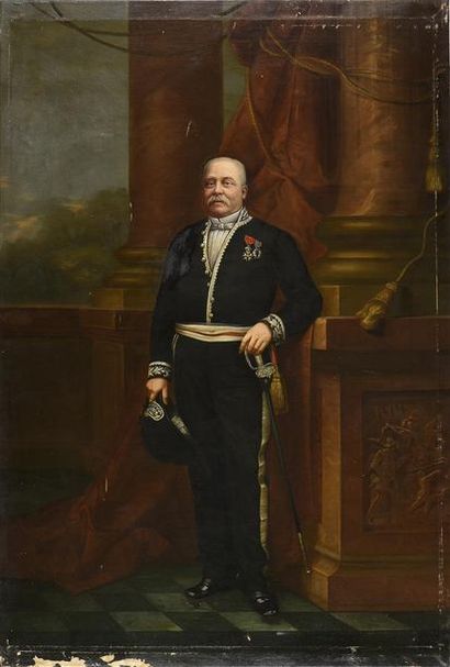 null Ecole FRANCAISE du XIXe siècle

Portrait de Benoit Charvet (1828-1897), maire...