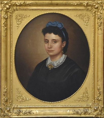 null Tancrède BASTET (1858-1942)

Portait de jeune femme au ruban bleu

Huile sur...