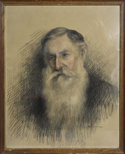 null PRUDHON (Début du XXe siècle)

Portrait d'homme à la barbe

Dessin au trois...