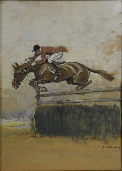 null Carl Franz BAUER (1879-1954)

Le saut

Pastel signé en bas à droite

H. 44 cm...