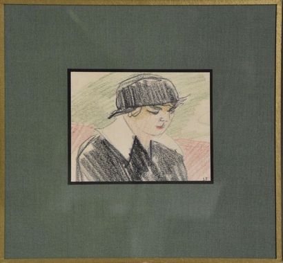 null Jules-Léon FLANDRIN (1871-1947)

Dame en noir

Pastel monogrammé en bas à droite

H....