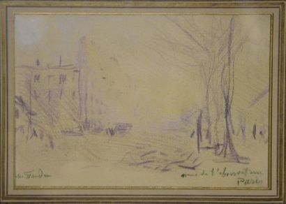 null Jules FLANDRIN (1871-1947)

Avenue de l'observatoire

Pastel signé en bas à...