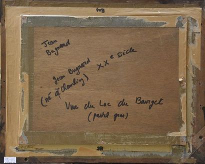 null Jean BUGNARD (1880-1947)

Barque sur le lac du Bourget

Pastel signée en bas...