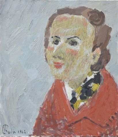null Micheline COLIN (1925-2017)

Femme en rouge

Huile sur toile signée et datée...