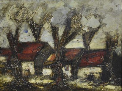 null Henri Maurice D'ANTY (1910-1998)

Maisons au toit rouge

Huile sur toile signée...
