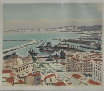 null D'après Albert MARQUET (1875-1947) - Sorlier graveur

La ville nouvelle

Lithographie...