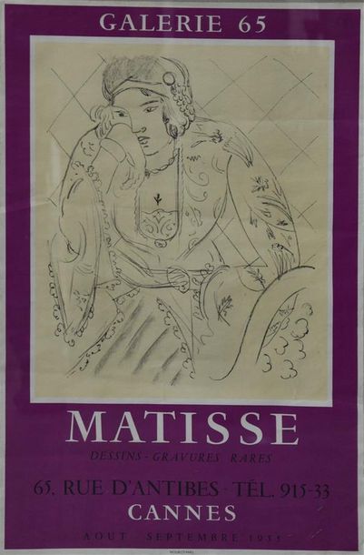 null D'après Henri MATISSE (1869-1954) - Mourlot

Affiche pour l'exposition Matisse,...