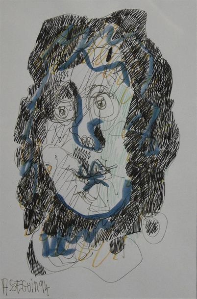 null Adrien SEGUIN (1926-2005)

Portrait d'homme, 94

Technique mixte sur papier...