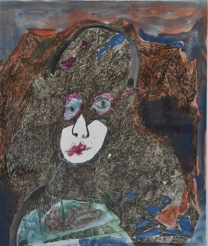 null Adrien SEGUIN (1926-2005)

La femme masquée, 2002

Technique mixte sur papier...