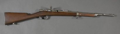 null FRANCE Mousqueton GRAS 1874 M80, calibre 11 mm transformé chasse Monture bois...