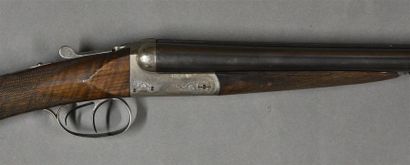 null *****FRANCE Fusil de chasse "CHAPU A PARIS", calibre 12 mm Juxtaposés, bascule...