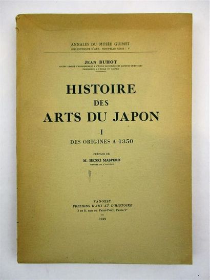 null BUHOT (Jean). Histoire des arts du Japon. Annales du musée Guimet. Bibliothèque...