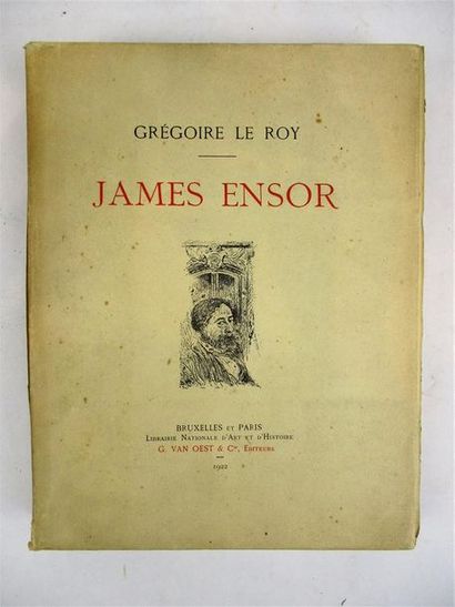null ENSOR (James), par Grégoire LE ROY. Bruxelles, Van Oest, 1922. In-4°, broché....