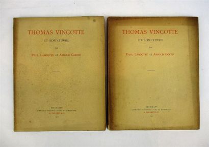 null LAMBOTTE (P.) – GOFFIN (A.). (2 exemplaires). Thomas Vinçotte et son œuvre....