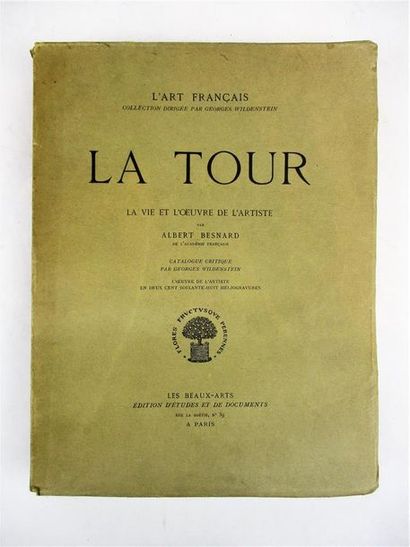 null LA TOUR (Maurice Quentin de), la vie et l’œuvre de l’artiste par Albert BESNARD....