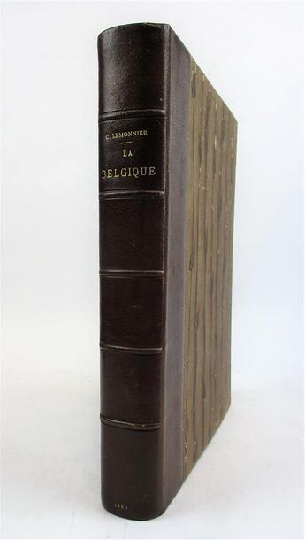 null LEMONNIER (Camille). La Belgique. Paris, Hachette, 1888. In-4°, demi-chagrin...