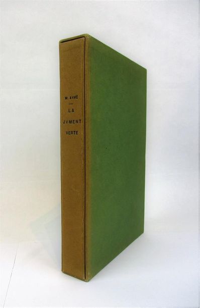 null AYME (Marcel). La jument verte. Paris, Gallimard, sans date. In-8, en feuille...